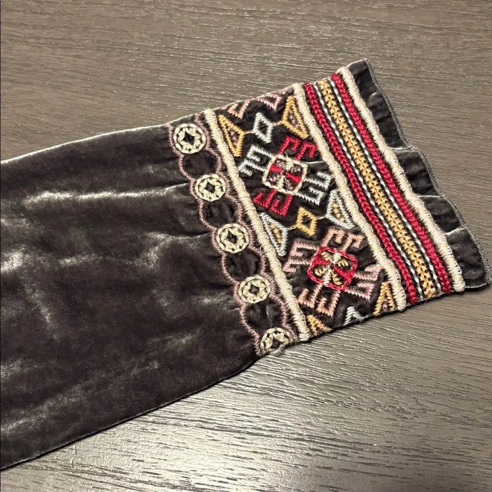 Johnny Was Ravi Velvet Bolero Jacket - Picture 5 of 8